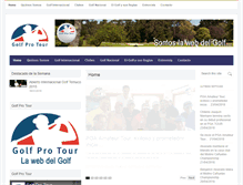 Tablet Screenshot of golfprotour.cl